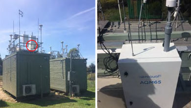 Comparación de la AQM 65 con una estación normativa de calidad de aire
